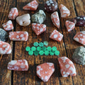 Nature Malachite Africa Malachite Stone Round Plate Briolette Gemstones for Jewelry Table Making Stone