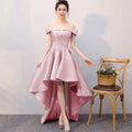 XS-5XL Front Short Back Long Heavy Duty Lace Embroidered Dress Bridesmaid Dresses