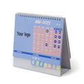 A5 Custom Desk Calendar 2023 2024 Mural Calendrier De Bureau Desktop Flip Chart Table Calendar on Easel