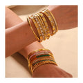 Fashionable 18K Stainless Steel Gold Plated Link Chain Charms Bracelet for Women Tarnish Free Jewelry
