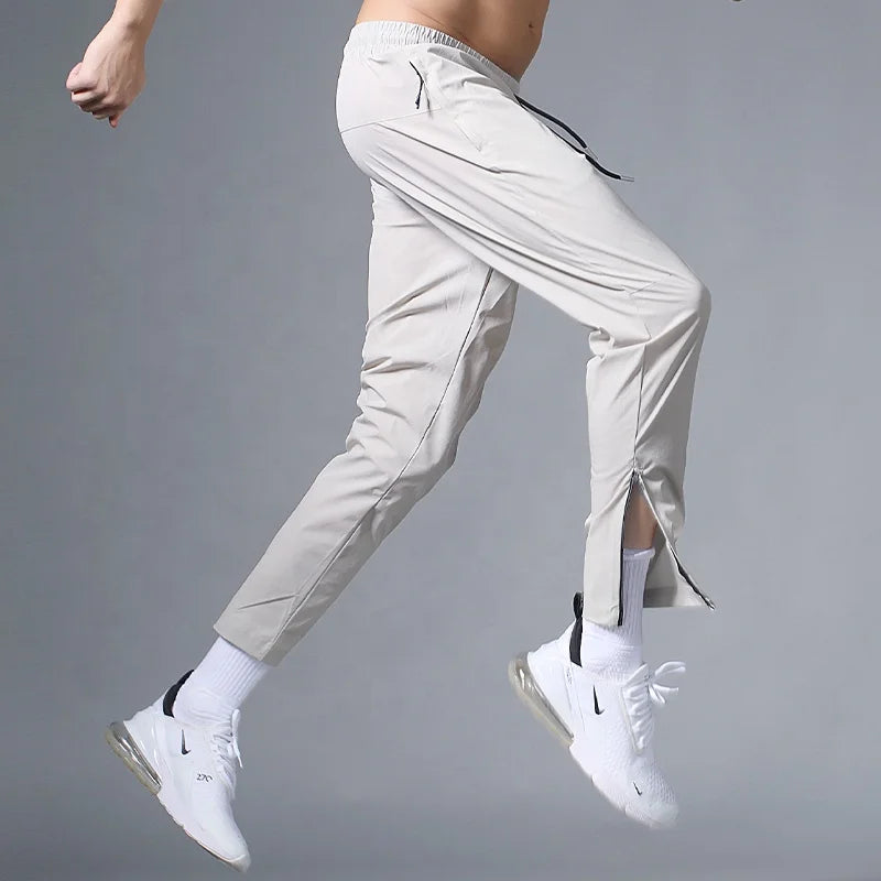 90%Nylon 10% Spandex Customize Logo Waterproof Workout Sport Nylon Pant Jog Pants Track Pants