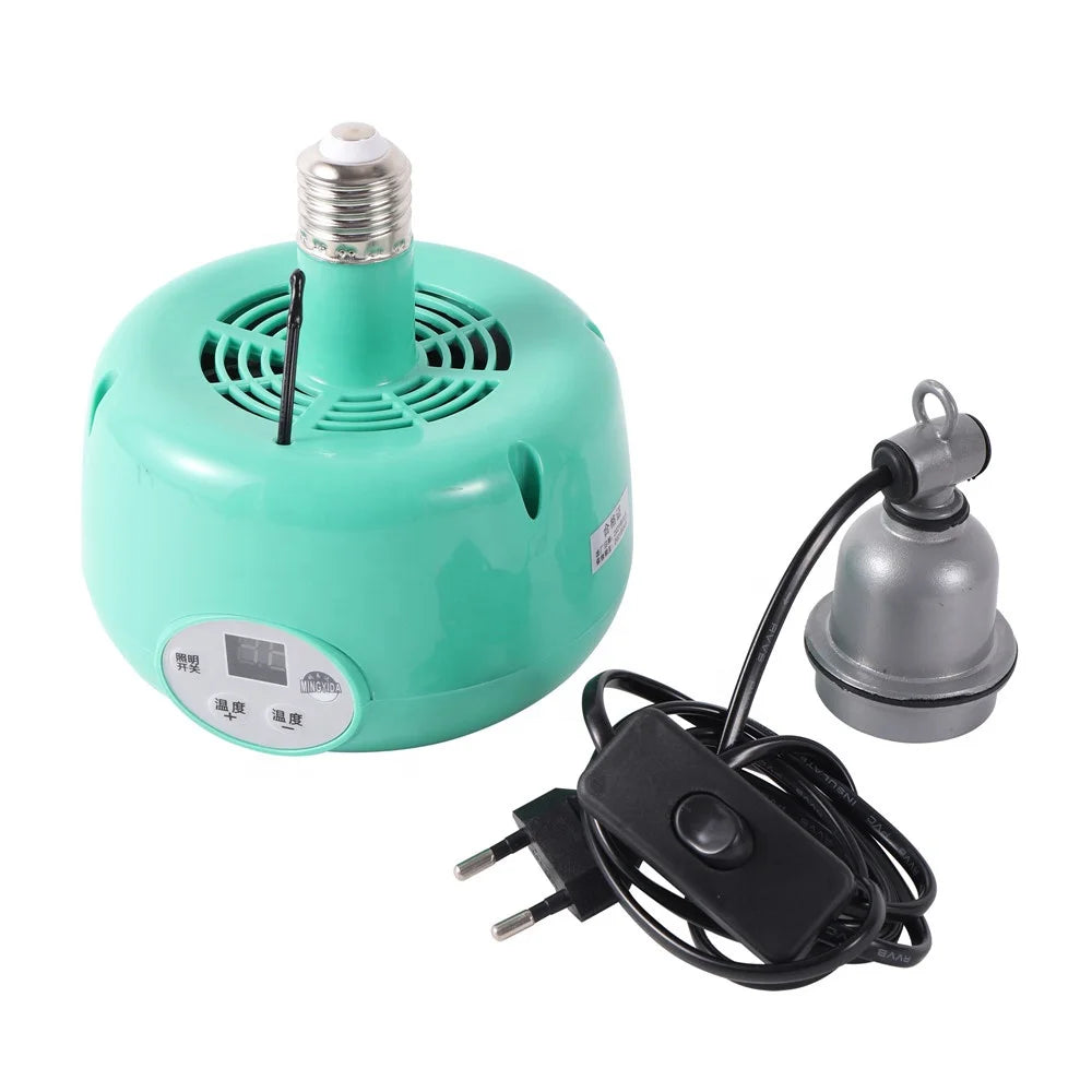 220V 300W Pet Heating Lamp Animal Warm Light Thermostatic Temperature Controller Poultry Heating Lamp