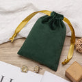 Supplier Wholesale Custom Recyclable Velvet Flannel Craft Gift Pouch Drawstring Jewelry Pouch Bag with Custom Logo