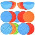 Custom Lick Pad for Dog Cat Slow Feeder Bowl Licky Mat for Puppy Kitten Silicone Dispenser Pet Feeding Licking Mat