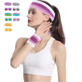 Embroidery Headband Terry Tennis Wristband Sweatband Custom Sports Unisex Wrists Headbands