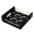Customized Acrylic Glass Shelf Rack Bar Whiskey Drinking Cup Holder Curling Rock Shot Glass Holder for Nightclub