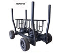 ROARFIT Gym Commercial Tank Training Car Weight Sled Car Fitness Equipment Barbell Cart With Adjustable Resistance Tank