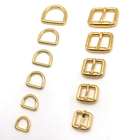 Customized Luggage Metal Female Bag Shoulder Strap Belt Adjustment Pin Buckle D Ring Clothing Accessories
