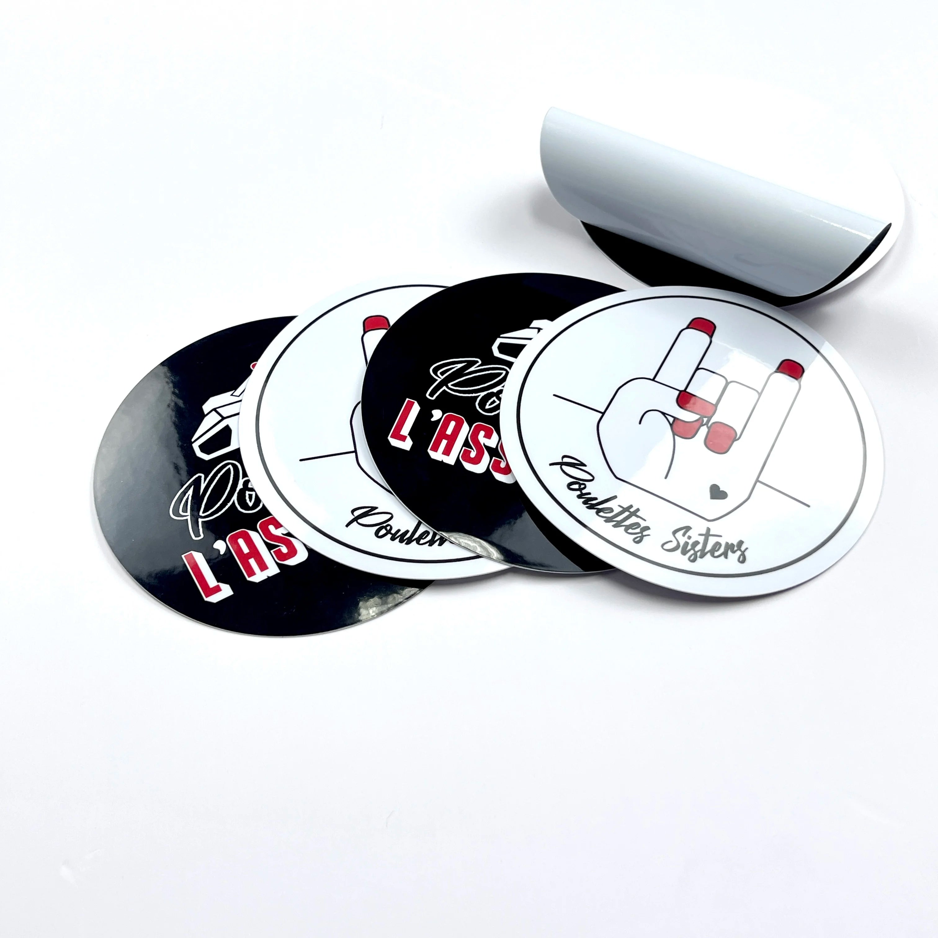 Custom Materials Die Cut Stickers Waterproof logo Printing Vinyl Label Stickers