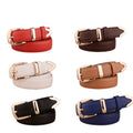 Customized Pin Buckle Full Page Printed PU Leather Unisex Belt Simple Fashionable PU Leather Plus Size Belt