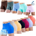 Nylon Women Three-section Waist Push up Yoga Shorts Gym Fitness Seamless Sportswear Workout Running Clothes Sport Shorts