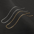 Hot Selling 18K Gold Stainless Steel Figaro Necklace Waterproof Titanium Steel Chain Pendant Fashionable Jewelry Anniversaries