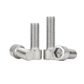 M3 M4 M5 No Knurled 201 Stainless Steel Hexagon Hex Socket Cylinder Cap Head Screw Bolt DIN912