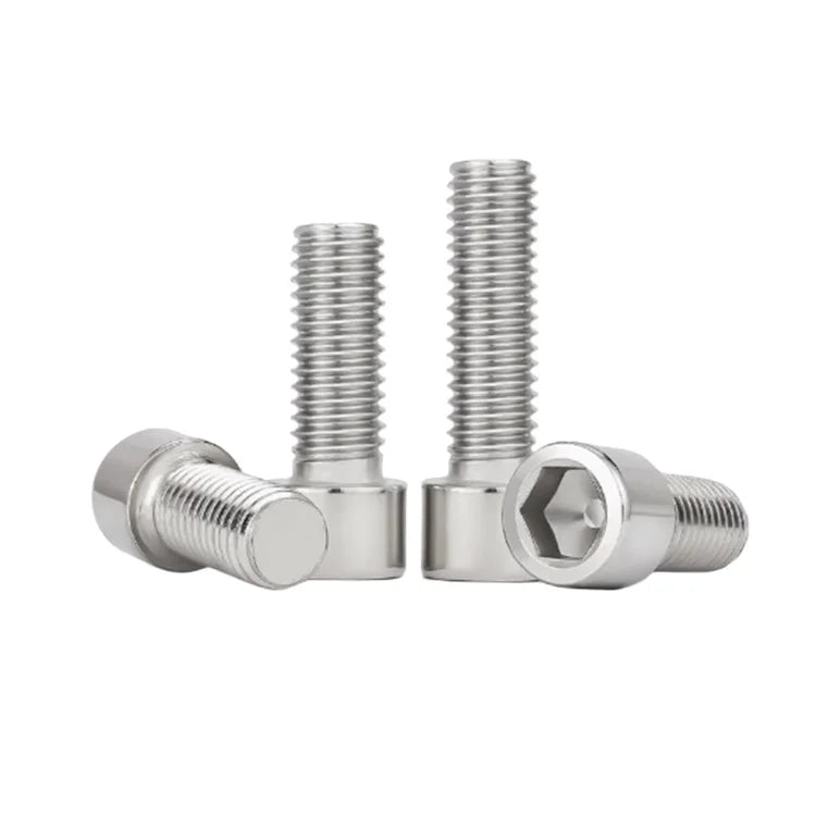 M3 M4 M5 No Knurled 201 Stainless Steel Hexagon Hex Socket Cylinder Cap Head Screw Bolt DIN912