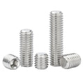 High Precision 304 Stainless Steel Plain Finish Metric A2-70 Din914 Torx Drive Ball Point Headless Set Thread Grub Screws Model