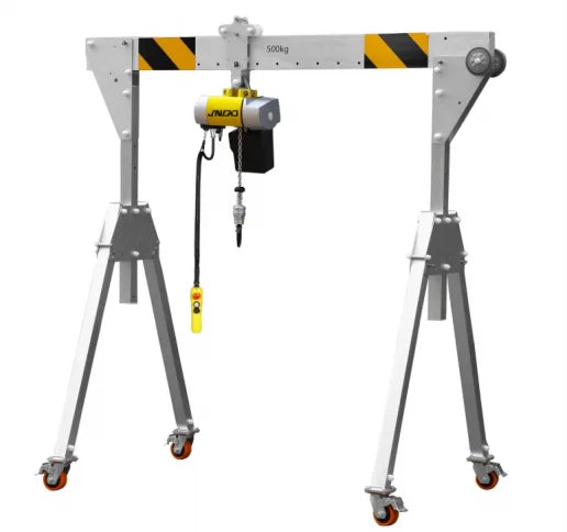 Spare Parts Provided Frame Adjustable Portable Mobile Gantry Crane 3 Ton JNDO Brand Hot Selling CE Customized