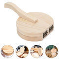 Wooden Dough Pressing Tool Dough Presser Dumpling Skin Press Tool Dumpling Wrapper Making Mold Kitchen Gadget Baking Pastry Tool