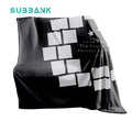 Subbank 2-Layer Crystal Velvet Heat Transfer Custom Photo Love Moon Design Eco-Friendly Home Decor Blanket
