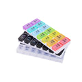 14 Grids Seven Days  Weekly Pill Box Detachable Portable Small Pill Box Travel Mini Combined Pill Organizer