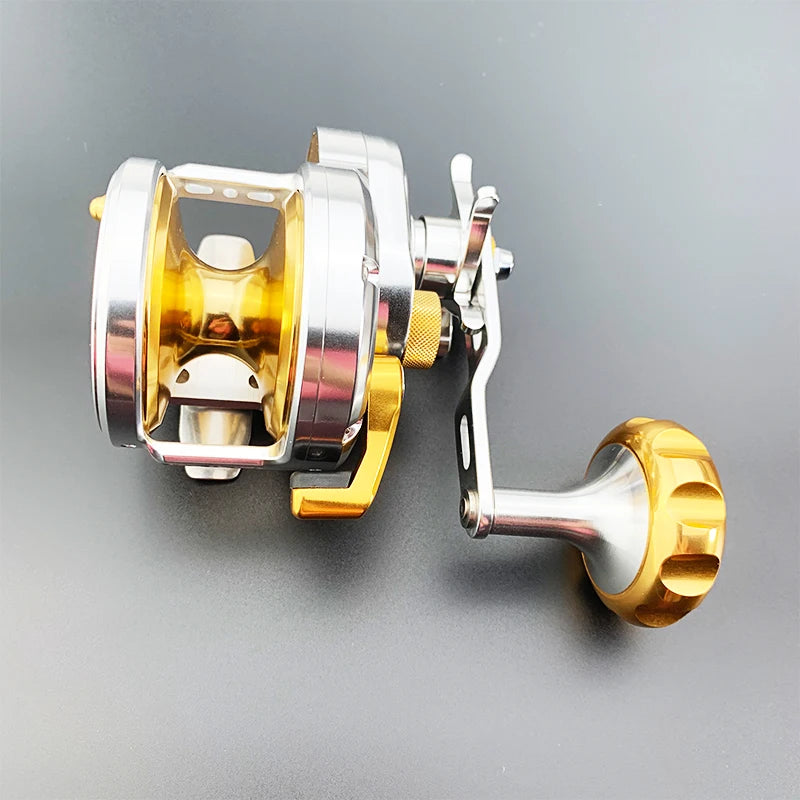WSF06 Full Metal 13kg Drag Power Sea Fishing 8+1BB Heavy Jigging Reel Wheel Slow Jigging Reel Trolling Reel