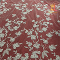 New Style Eco-Friendly 100% Polyester Fancy Embroidered White Bridal Couture Beaded Mesh Lace Fabric XM-BF1083