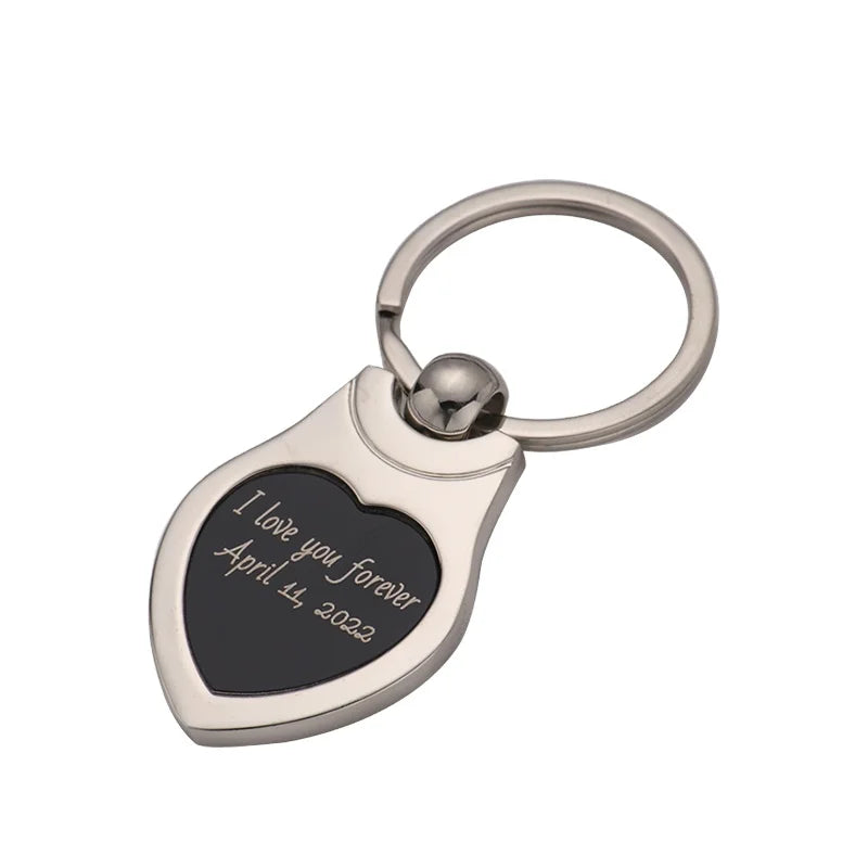 OEM Custom Logo Laser Engraving Printed New Design Promotional Keychain Metal Carabiner for Key Use