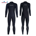 DIVE&SAIL 3mm Neoprene Full Black Backzip Sport Wear Long Sleeve Pants Wet Suit Wetsuits for Snorkeling