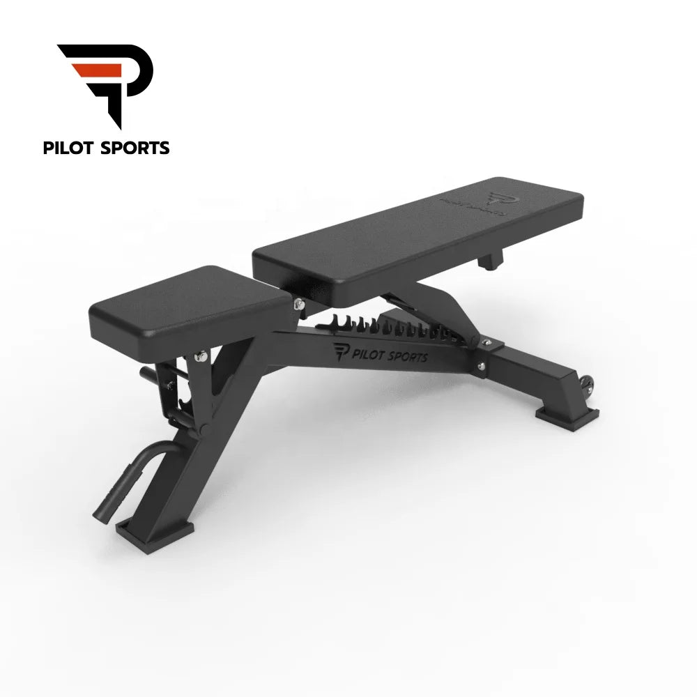 PILOT SPORTS Gym Heavy Duty Commercial Adjustable Weight Bench Sit-up Bench Workout FID Bench Press for Strength Training OEM