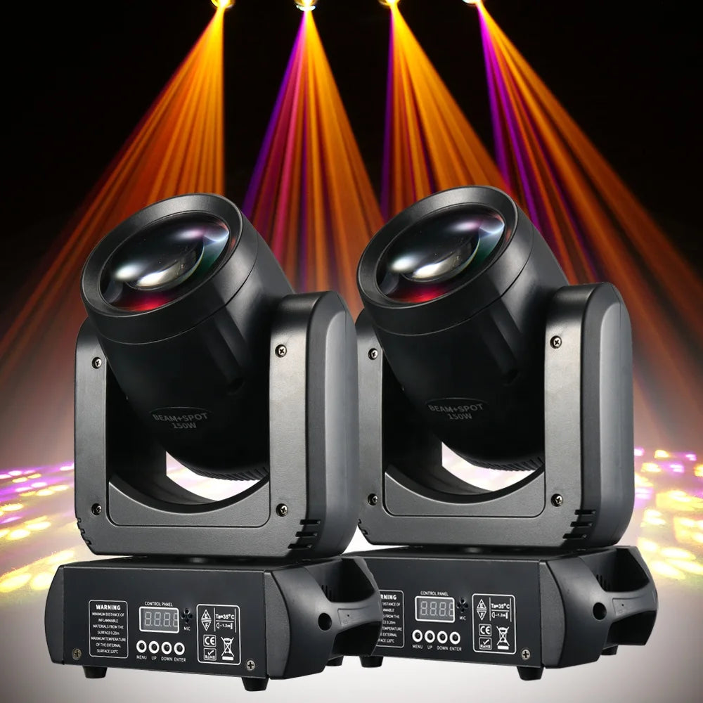 Professional Mini 150W Cabeza Movil Gobo Spot DMX Lyre Beam Light NightClub Party Event Bar Stage Dj Light Moving Heads Light