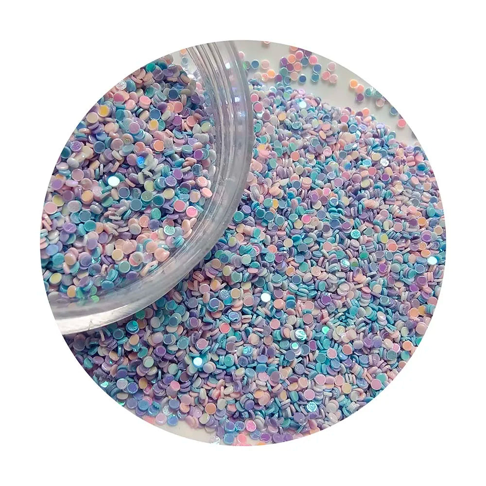 500g/Lot Round Glitter Mix Circled Sequins DIY Slime Crafts Tumbler Slime Filling Nail Art Manicure Decorations Party Supplies