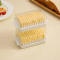 Butter Cutting Storage Slicer Cut Boxes Cheese Storage Cutting Bins Food Storage and Container Kitchen Accessories