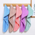 Dry Hair Cap Super Absorbent Coral Fleece Velvet Headscarf Shampoo Wipe Microfiber Hair Turban Towel Wrap Hair Salon Towel