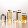 Transparent PET Disposable Plastic Jars Cream Soda 250ml 350ml 500ml Easy Open Aluminum Lid Custom Logo for Juice Beverages