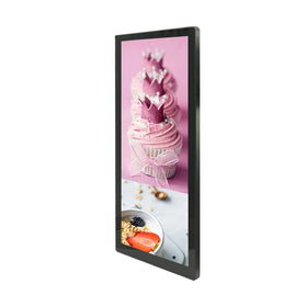 18 5 Inch Ultra Wide Stretched LCD Digital Signage Android Wifi Wall Mount Advertising Display Commercial Player