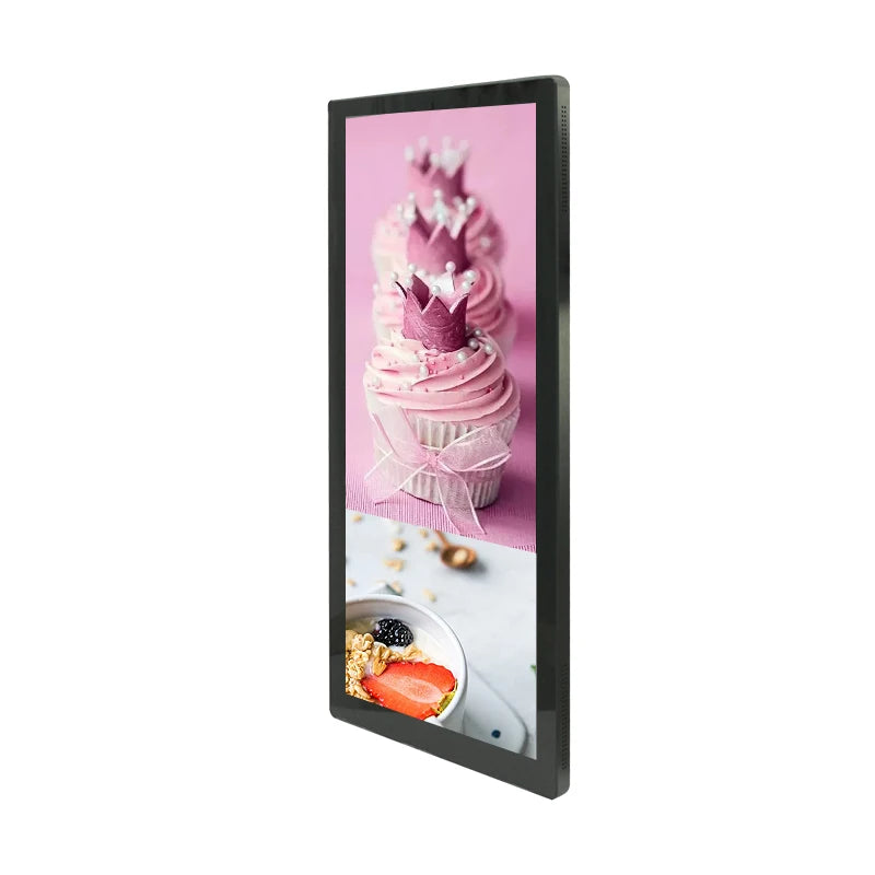 18 5 Inch Ultra Wide Stretched LCD Digital Signage Android Wifi Wall Mount Advertising Display Commercial Player