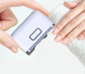 Electric Nail Clipper 2-in-1 Cutting and Grinding Automatic Nail ClipperWith Nail Scraps Storage USB Rechargeable Nail Trimmer