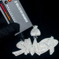 Custom Pass Diamond Tester 925 Silver Iced Out Vvs Moissanite Hip Hop Pendant Hip Hop Jewelry Letter Name Initial Pendant