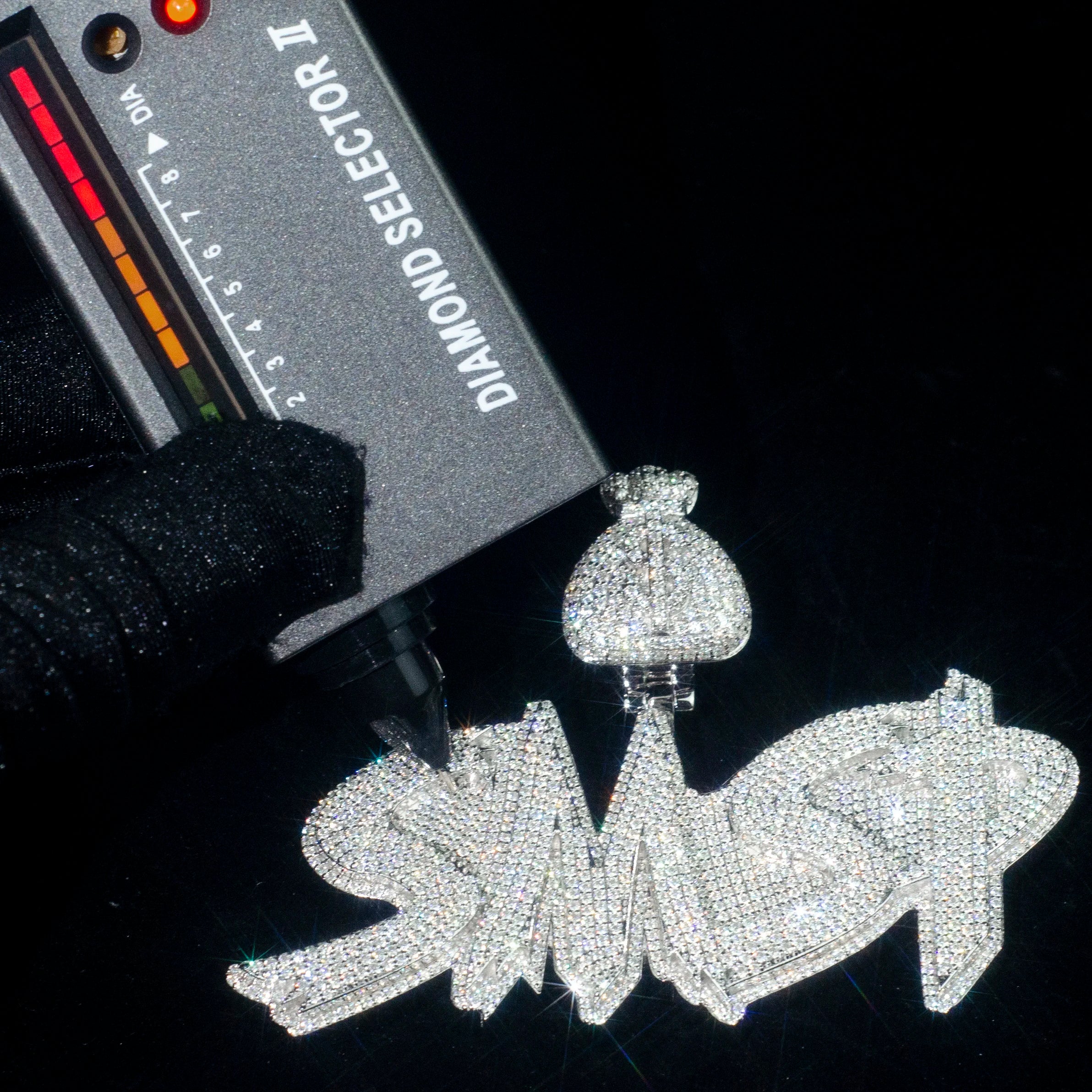 Custom Pass Diamond Tester 925 Silver Iced Out Vvs Moissanite Hip Hop Pendant Hip Hop Jewelry Letter Name Initial Pendant
