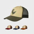 New Design 5-panel Personalized Canvas Cotton Polyester Classic Embroidered Logo Trucker Hat Mesh Hip Hop Outdoor Cycling
