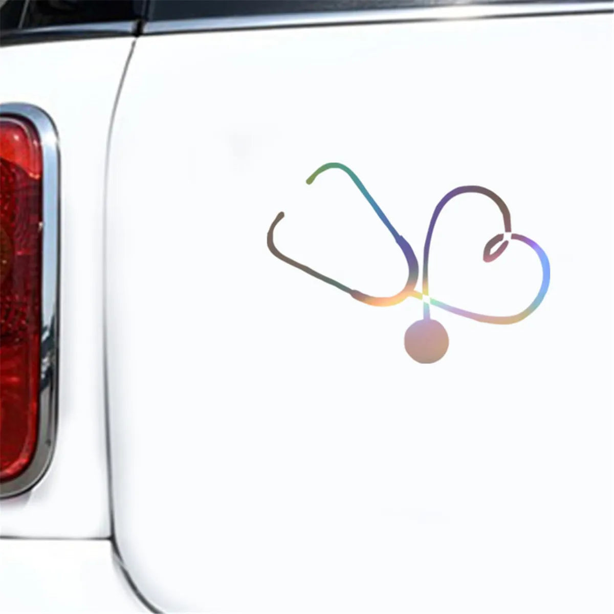 Art Nurse for Laptop Heart Wall Vinyl Decal Stethoscope Decor Sticker Doctor Gift Die Cut Decal Latop Window Glass Vinyl Sticker
