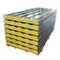 Modern Fireproof Basalt Rock Wool Board Rigid Insulation with Fsk Aluminum Foil for Office Building