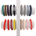 JC Crystal Women Stretch Crystal Beaded Bracelet Colorful Handmade Glass Beads Bracelets Jewelry