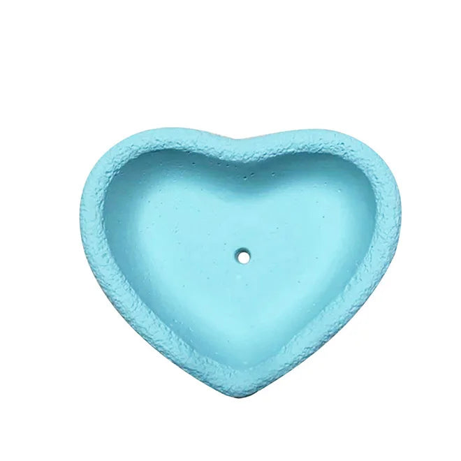 Dropship Heart-Shaped Cement Cactus Succulent Plant Pots Decorative Indoor Planter for Home Garden