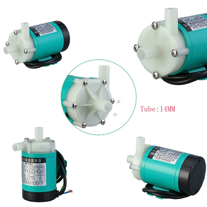 Pure Copper Motor Small Magnetic Circulation Chemical Pump-MD Mp-6RZ 110V/220V Single Phase 50/60 HZ Electric Driven 5/6L/min