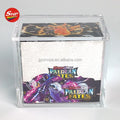 SHP Wholesale English French Spanish Pokemon Cards Booster Box Acrylic Case Pokemon Trading Card Playing Acrylic Display Case