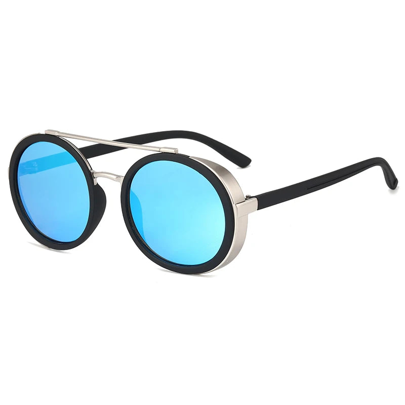 Superhot Eyewear 22168 Vintage Steam Punk Sun Glasses UV400 Shades Metal Frame Sunglasses