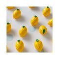 100pcs 13*20mm 3D Resin Kawaii Simulation Fruit Lemon Cabochon DIY Resin Charms Figurines Desk Decoration Doll House Accessories