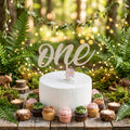 Premium Quality Wood Cake Topper Number One Decorative Accessory for Cake Decorating Party Supplies