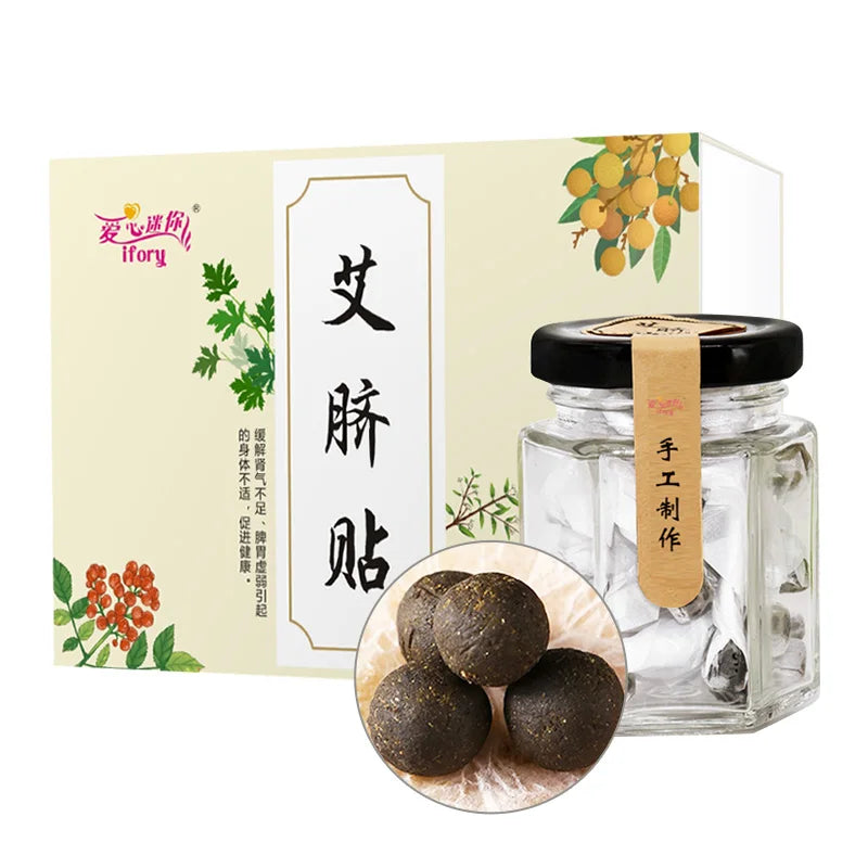 Chinaherbs Mugwort Belly Patch Effective Health Pellet Perfect Button Patch Wormwood Flat Tummy Fit Postpartum Slim Patch