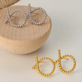 ICEBELA Design Sense Handmade 925 Sterling Silver Earrings Women Fashion Simple Winding Line Temperament Earrings